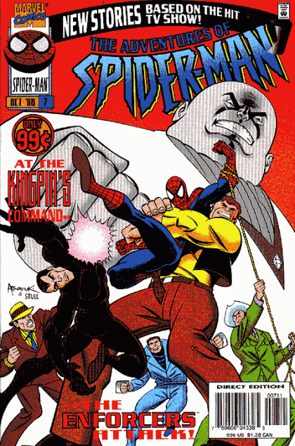 The Adventures of Spider-Man #7, Marvel Comics borítója