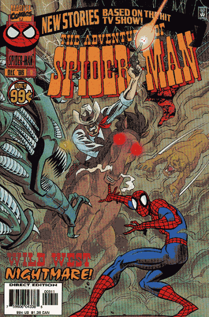 The Adventures of Spider-Man #9, Marvel Comics borítója
