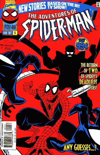 The Adventures of Spider-Man #11, Marvel Comics borítója