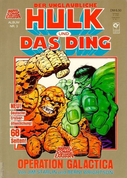 Der Unglaubliche Hulk und das Ding: Operation Galactica #3, Condor borítója
