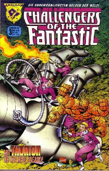 Challengers of the Fantastic: Vier gegen das Unbekannte / Thorion der Jäger! #3, Panini Comics borítója