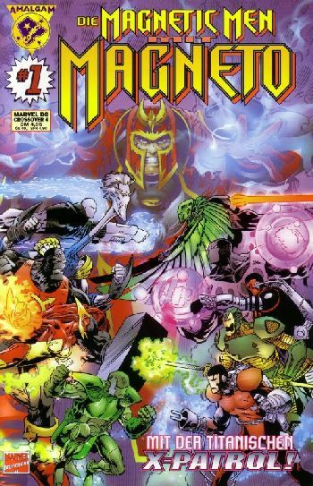 Die Magnetic Men mit Magneto: Neues Leben / Die titanische X-Patrol: Der Fluch des Brother Brood #4, Panini Comics borítója