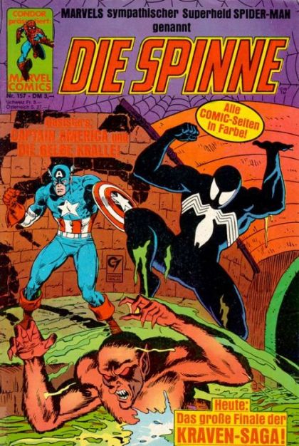 Kraven Saga: Der Aufstieg #157, Condor borítója