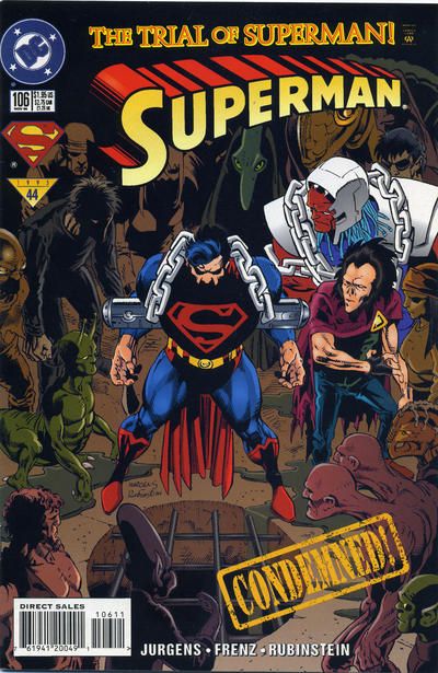 Condemned #106A, DC Comics borítója