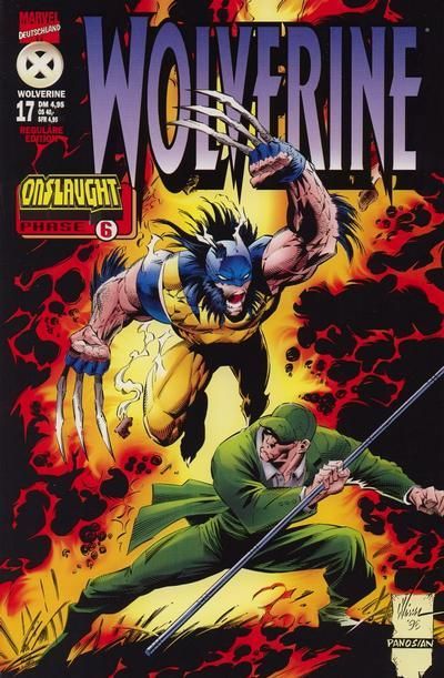 Onslaught Phase 6 #17A, Panini Comics borítója
