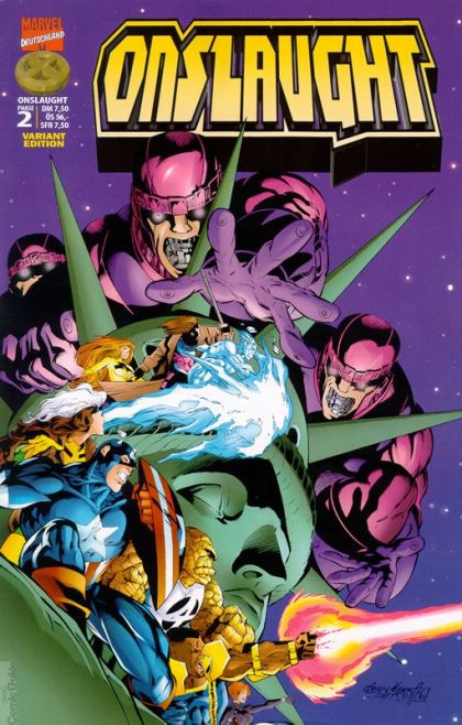 Onslaught Phase 2 #22B, Panini Comics borítója